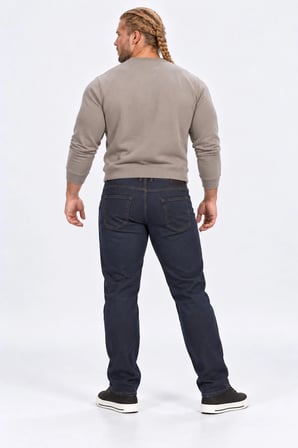 Starbattal Büyük Beden Kot Pantolon Power Lycra Madrid 11900 KAHVERENGİ
