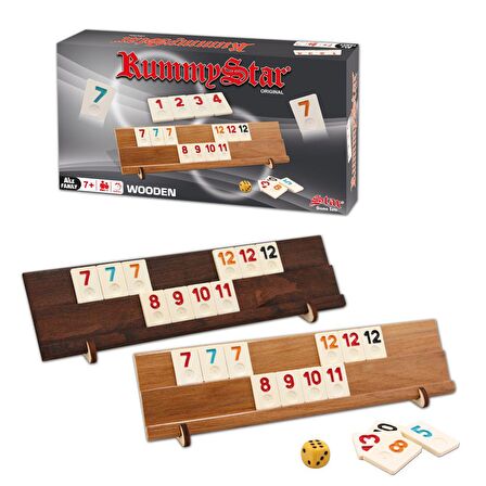 Cafe Ahşap Okey Takımı