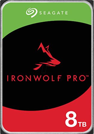Seagate Ironwolf Pro ST8000NE001 Sata 3.0 7200 RPM 3.5 inç 8 TB Nas Harddisk
