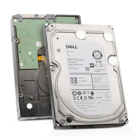 DELL Exos™ 7E8 8TB 7.2K 12G 512e SAS 3.5" Sunucu Harddisk ST8000NM0185 0M40TH 2FF212-150