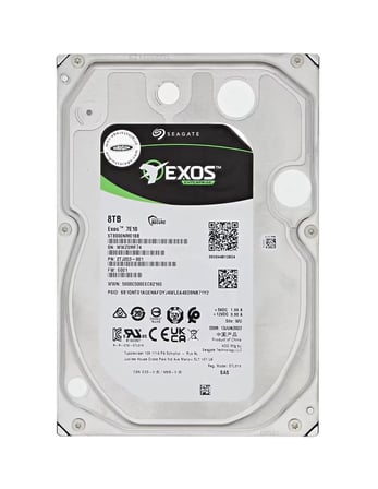 Seagate Exos EnterPrise 7E10 8TB 7200rpm 256MB 12G SAS 3.5 inç Server Sunucu Harddisk (ST8000NM018B)