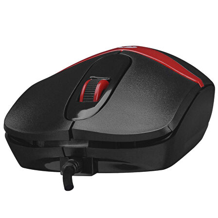Everest SM-220 Usb Optik 3D siyah-kırmızı mouse