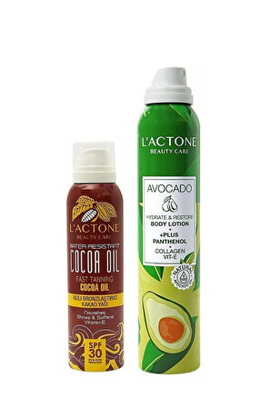 Bronzlaştırıcı Kakao + Avocado Losyon Set 30 Spf 150 Ml