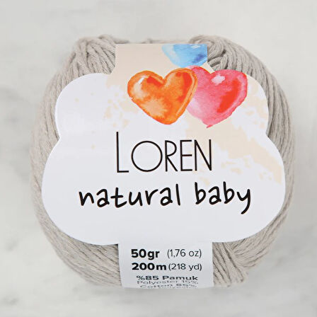 Sylar Loren Natural Baby Küf Yeşili El Örgü İpi - R089 - 33936