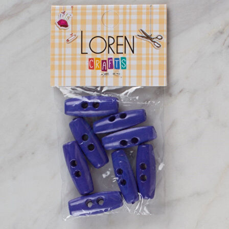 Loren Crafts saks mavi8 li çoban düğmesi - 57