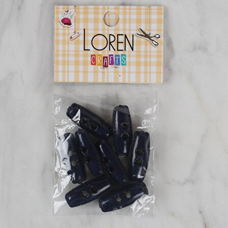 Loren Crafts lacivert 8 li çoban düğmesi - 95