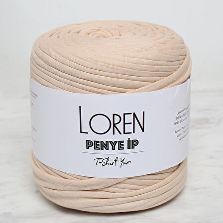 Sylar Loren Penye Kumaş El Örgü İpi Açık Sarı - 19 - 34477