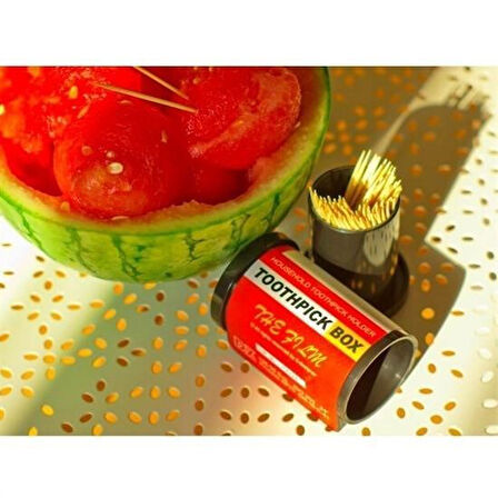 Sylar Dörtgen Fotoğraf Filmi Şeklinde Kürdanlık Kürdan Tutucu Kutu