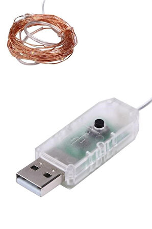 Sylar Yılbaşı ve Özel Konsept Dekorasyon 5 Mt USB Bağlantılı Led Işık