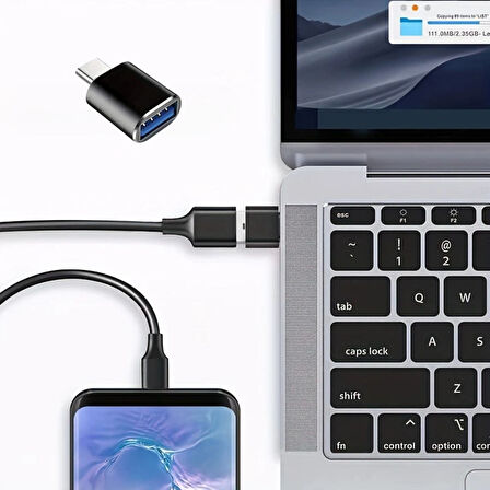Sylar 1 Adet Usb to C Adaptor Dişi Çevirici Dönüştürücü Adaptör
