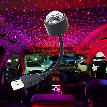 Sylar USB Sese Duyarlı 8 Farklı Mod Işıklı LED Atmosfer Işığı – Ambiyans Aydınlatması