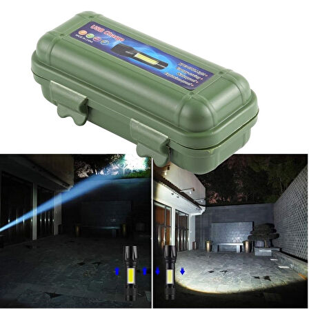 Sylar Solar Kutulu Mini El Feneri – Taşınabilir LED Kamp ve Acil Durum El Lambası