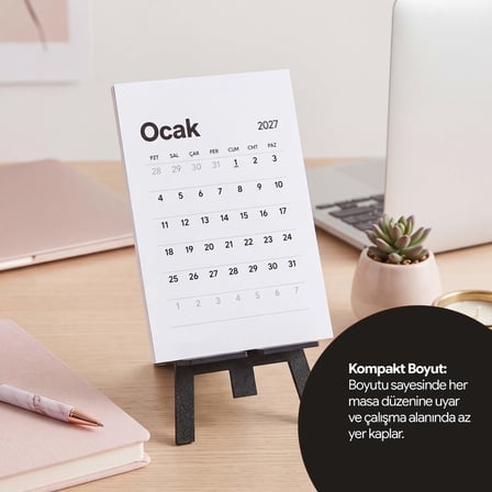Domirus PlanCORE™ Desk Stand Masa Takvimi Standı