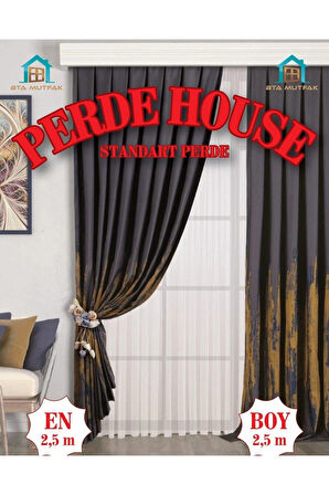 Pileli Tül Perde güneçlik şeffaf perde beyaz ( 250x250 ) STANDART