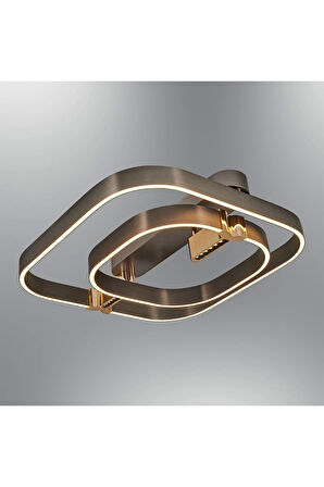 Platin 2 Li Kare Plafonyer Led Avize