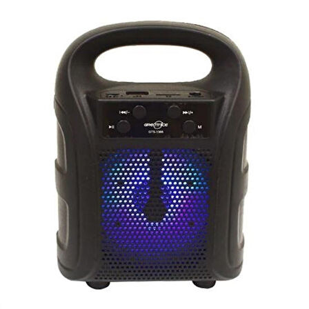 Sylar Tutmalı Mini Hoparlör Işıklı Taşınabilir Bluetooth Wireless Radyolu Sd Kart ve USB Girişli Hoparlör