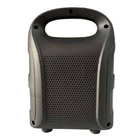 Sylar Tutmalı Mini Hoparlör Işıklı Taşınabilir Bluetooth Wireless Radyolu Sd Kart ve USB Girişli Hoparlör