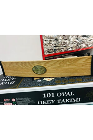 Star 101 Oval Okey Takımı