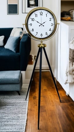 Gold Klasik Tripod Ayaklı Saat