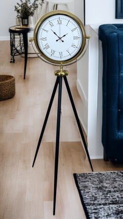 Sylar Regal Gold Tripod Ayaklı Saat