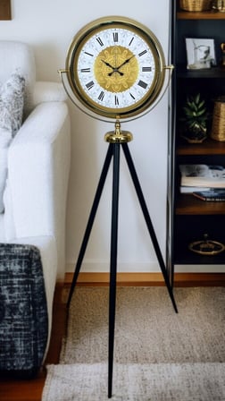Gold Asalet Tripod Ayaklı Saat