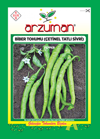 ÇETİNEL BİBER TOHUMU 10 GR ORT 1200 AD TOHUM