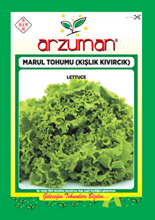 KIŞLIK KIVIRCIK MARUL TOHUMU 10 GR ORT 7500 AD TOHUM