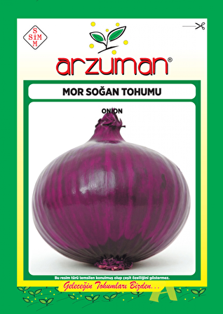 MOR SOĞAN TOHUMU 5 GR ORT 1250 AD TOHUM