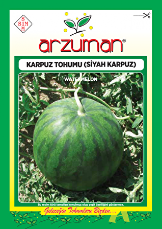 SİYAH KARPUZ TOHUMU 10 GR ORT 100 AD TOHUM