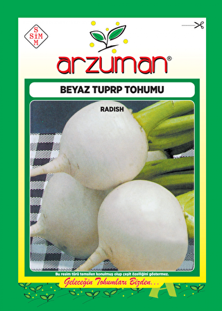 BEYAZ TURP TOHUMU 25 GR ORT 2250 AD TOHUM