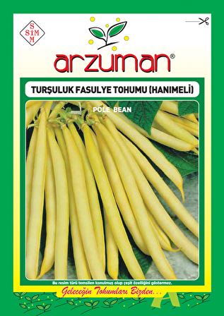 HANIMELİ OTURAK TURŞULUK FASULYE TOHUMU 50 GR