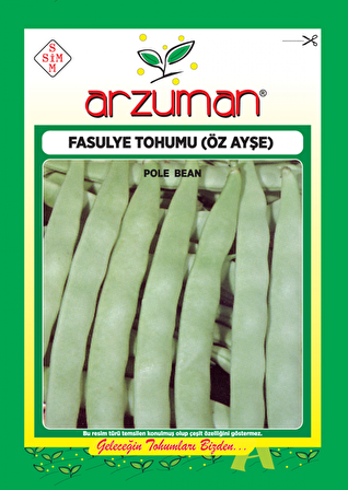 ÖZ AYŞE SIRIK FASULYE TOHUMU 50 GR