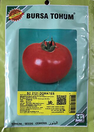 DOMATES TOHUMU 2121 25 GR ORT 10000 ADET TOHUM