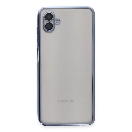 Samsung Galaxy A04 Kılıf Razer Lensli Silikon - Açık Mavi