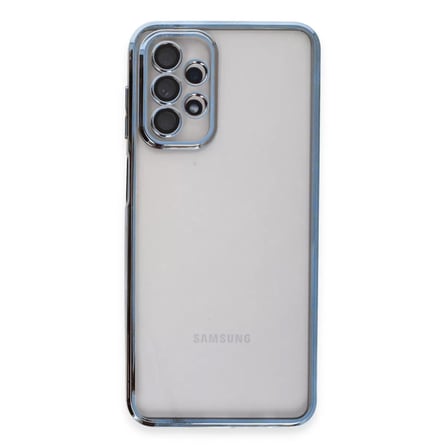 Samsung Galaxy A23 4g Kılıf Razer Lensli Silikon - Açık Mavi