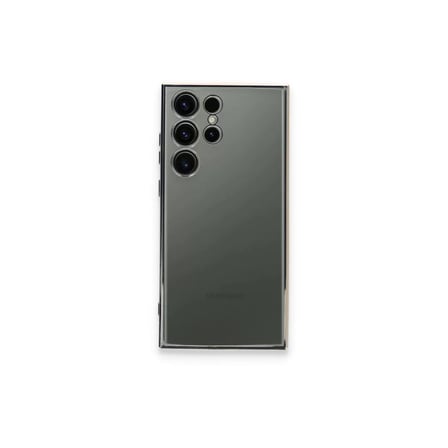 Samsung Galaxy S24 Ultra Kılıf Razer Lensli Silikon - Gümüş