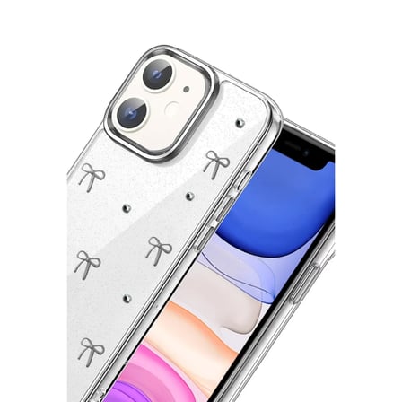 İphone 12 Fiyonk Desenli Kapak - Desen 5