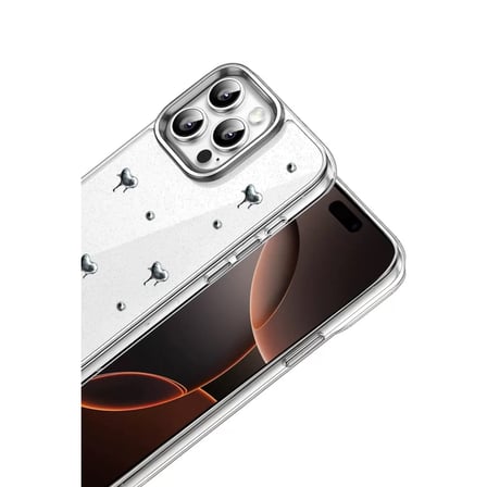 İphone 15 Pro Max Fiyonk Desenli Kapak - Desen 1