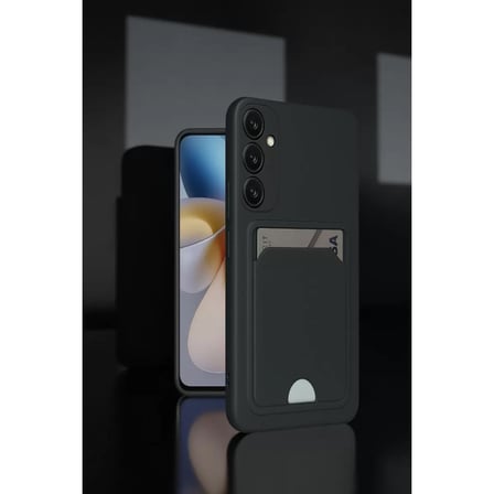 Samsung Galaxy A26 Kılıf Kelvin Kartvizitli Silikon - Açık Yeşil