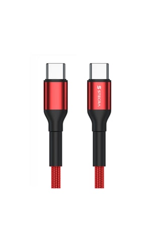 60W PD 3A Type-C to Type-C Naylon Örgülü Hızlı Şarj ve Data Kablosu