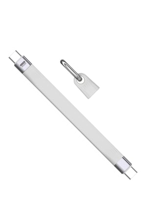 240W 40Gbps 8K Type-C to Type-C Anahtarlık Hızlı Şarj ve Data Kablosu 13 cm