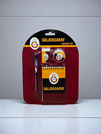 Galatasaray Taraftar 4 bölmeli Beslenme Kutusu 500 Ml Matara Kırtasiye Seti