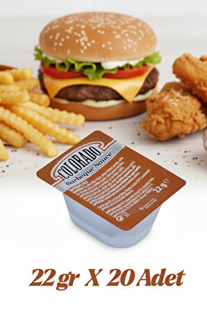 Colorado Barbekü Sos Küvet 22 gr 20 Adet