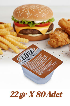 Colorado Barbekü Sos Küvet 22 gr 80 Adet