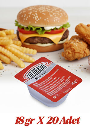 Colorado Ketçap  Sos Küvet 18 gr 20 Adet