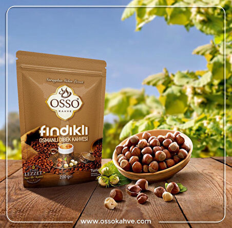 Osso 6’li Fındıklı Osmanlı Dibek Kahvesi(6X200=1200gr)