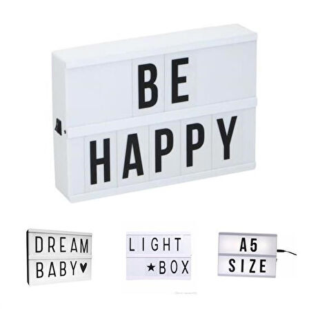 Sylar Sinematik Lightbox Dekorasyon Aydınlatma Aksesuarları (A5 Boyut)