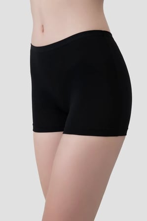 Premium 3'lü Paket Kadın Siyah Boxer Şort Pamuklu Likralı Günlük Tarz Bayan Giyim Modern Stil