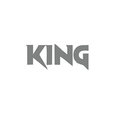 King Araba Sticker 17x17 Cm Gri