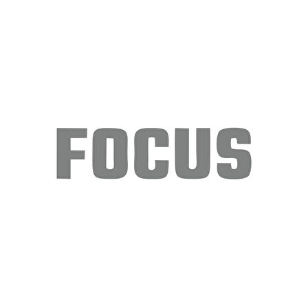 Focus Araba Sticker 17x17 Cm Gri